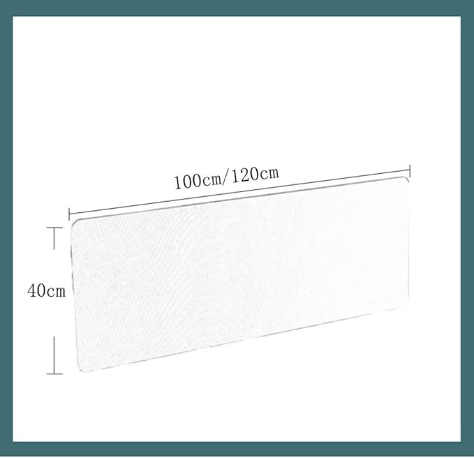 Desk Privacy Divider, Desk Divider Sound Proof Dividers Privacy Shields for Under The Table Privacy Panels for Students and Office Divider(Green,100X40cm)