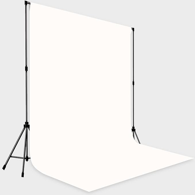 Photo Backdrop White Background Fabric Professional Photography 6x9ft Seamless Design Eliminates Wrinkles Professional Portrait Short Video Minimalist Theme Decoration