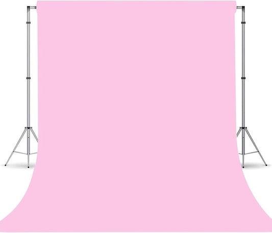 Pink Photography Backdrops, Photo Booth Video Shooting Photo Backdrop, Portrait Background for Photography, Photo Studio Pink Backdrops for Photoshoot 6x9ft