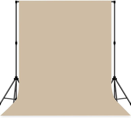 Photo Backdrop Beige Fabric Professional Photography Solution 8x10ft Seamless Design Eliminate Wrinkles Baby Shower Pregnant Women Shooting Scene Background