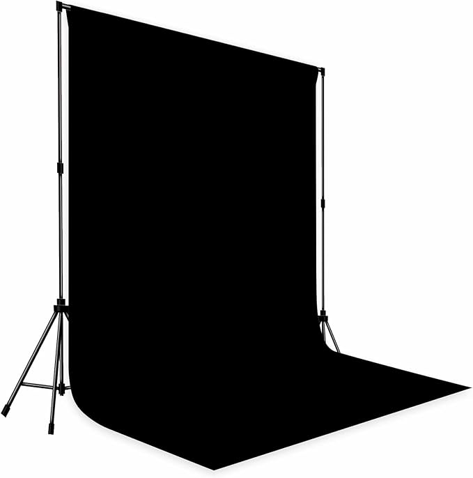 Photo Backdrop Black Background Cloth Professional Photography 8x10ft Seamless Design Eliminates Wrinkle Portrait Photography Wedding Dark Theme Decorations