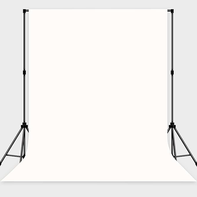 Photo Backdrop White Background Fabric Professional Photography 6x9ft Seamless Design Eliminates Wrinkles Professional Portrait Short Video Minimalist Theme Decoration