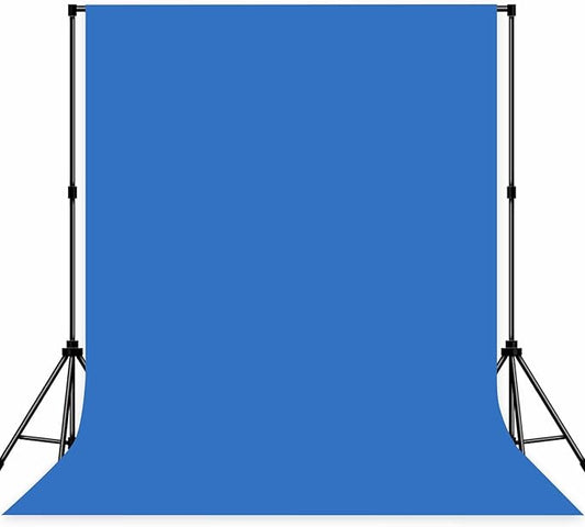Photo Backdrop Blue Background Fabric Professional Photography 10x10ft Seamless Design Eliminates Wrinkles Ocean Theme Event Bachelor Party Decoration
