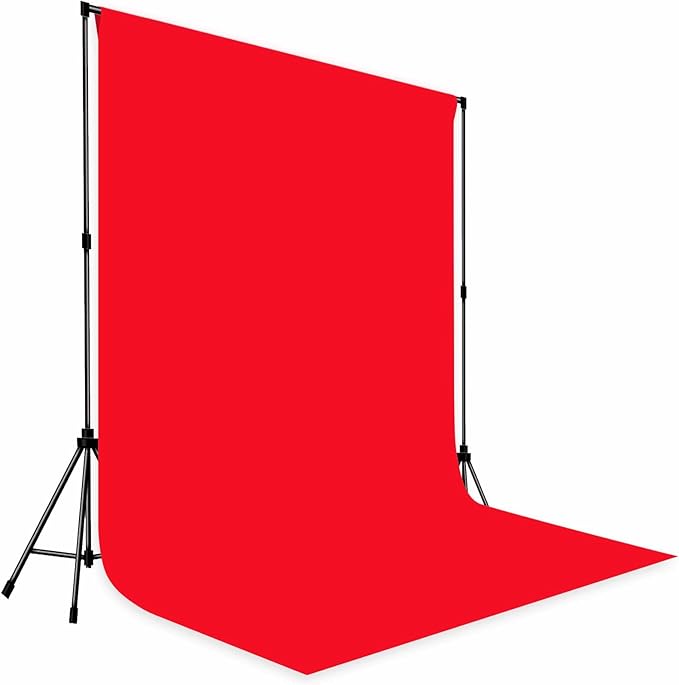 Photo Backdrop Red Background Cloth Professional Photography 5x7ft Seamless Design to Eliminate Wrinkles Wedding Luxury Theme Decoration Art Exhibition Gallery Display