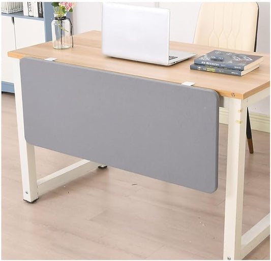 Desk Privacy Divider, Desk Divider Sound Proof Dividers Privacy Shields for Under The Table Privacy Panels for Students and Office Divider(Gray,120X40cm)