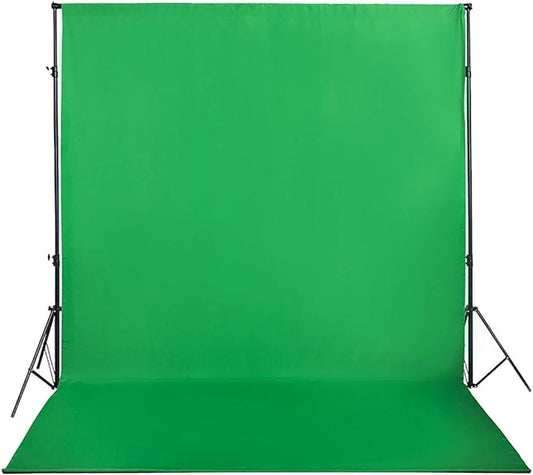 Green Screen Backdrop 10x12ft Photo Backdrop Chromakey Muslin Portrait Green Backdrop for PS Keying/Video Creation/Studio Portrait Shoots