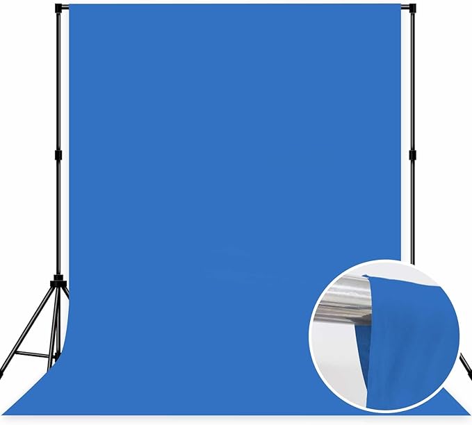 Photo Backdrop Blue Background Fabric Professional Photography 5x7ft Seamless Design Eliminates Wrinkles Ocean Theme Event Bachelor Party Decoration