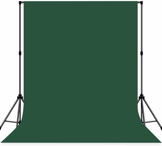 Photo Backdrop Deep Green Background Fabric Professional Photography Solution 6x9ft Seamless Design Eliminate Wrinkles Natural Theme Photography and Flower Background