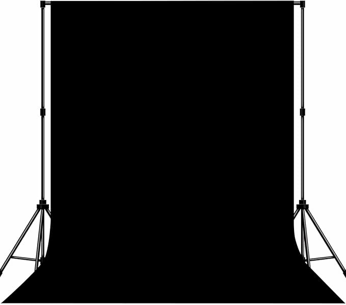 Photo Backdrop Black Background Cloth Professional Photography 5x7ft Seamless Design Eliminates Wrinkle Portrait Photography Wedding Dark Theme Decorations