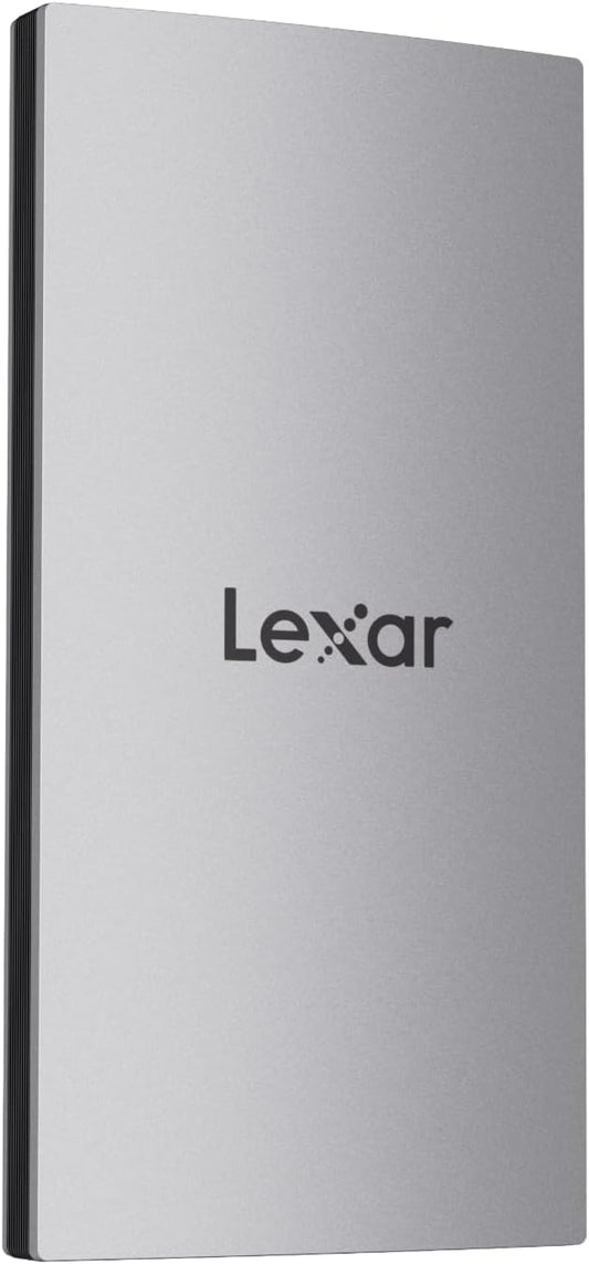 Lexar ES3 1TB External SSD, USB 3.2 Gen2 Portable SSD, PSSD Up to 1050MB/s Read, 1000MB/s Write, External Solid State Drive Compatible with iPhone 16/15 Series/Mac/PS5/XBOX/Laptop/PC, Silver