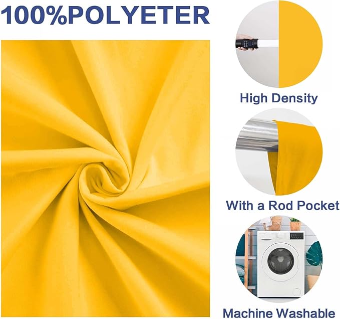 Photo Backdrop Yellow Background Fabric Professional Photography Solution 6x9ft Seamless Design Eliminate Wrinkles Short Video Food Photography Summer Theme Event