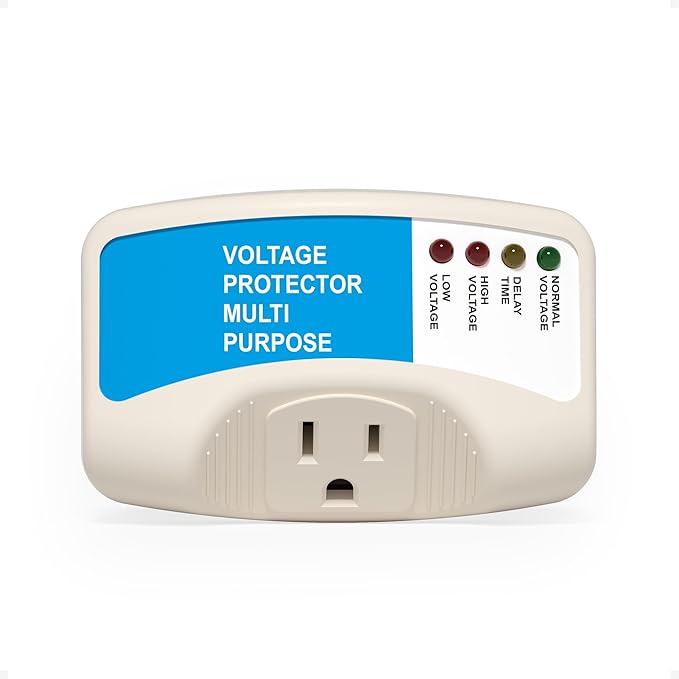 Refrigerator Surge Protector Outlet, TESSAN Single Outlet Extender for Home Appliances, Wall Plug with Voltage Protector, Surge Protection for TV, Freezer, Ice Maker, Washing Machine, 1800W, 15A, 120V