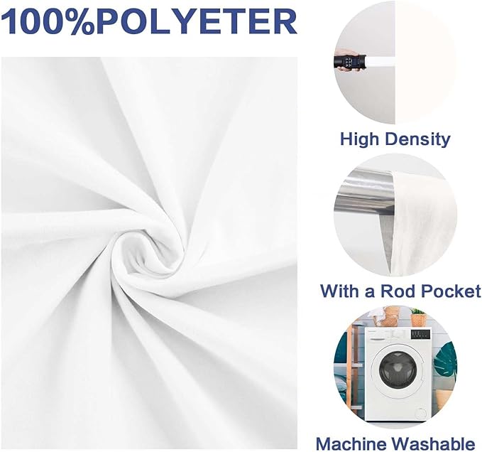 Photo Backdrop White Background Fabric Professional Photography 5x7ft Seamless Design Eliminates Wrinkles Professional Portrait Short Video Minimalist Theme Decoration