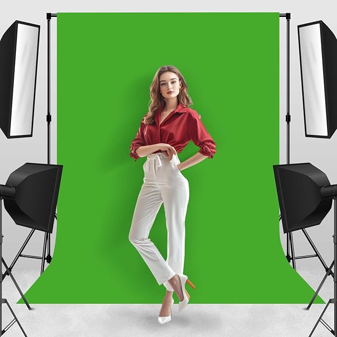 Photo Backdrop Green Background Professional 10x10ft Seamless Design to Eliminate Wrinkles Digital Accessories Photography Scene Background Children's Birthday Party