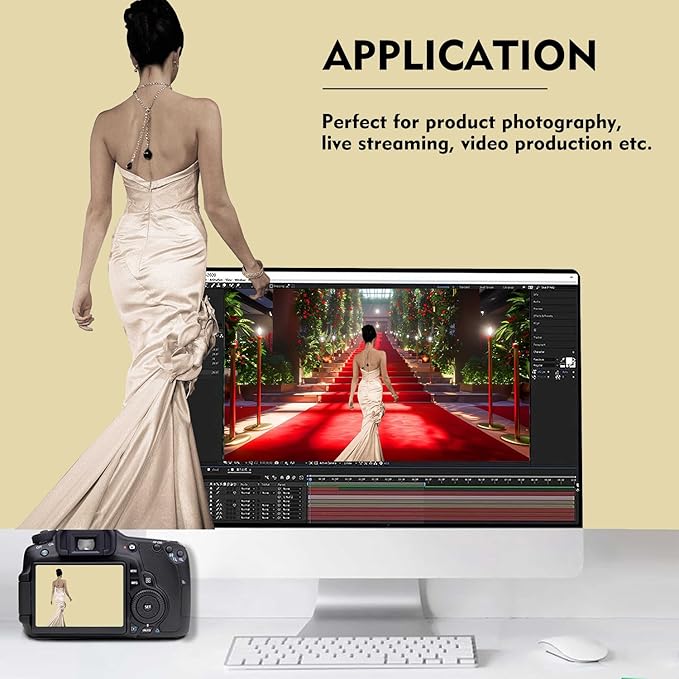Tan Photography Backdrop for Photoshoot, Photo Backdrop Curtain, Perfect Tan Backdrops for Party Portrait Photoshoots Video Studio 8FTx10FT