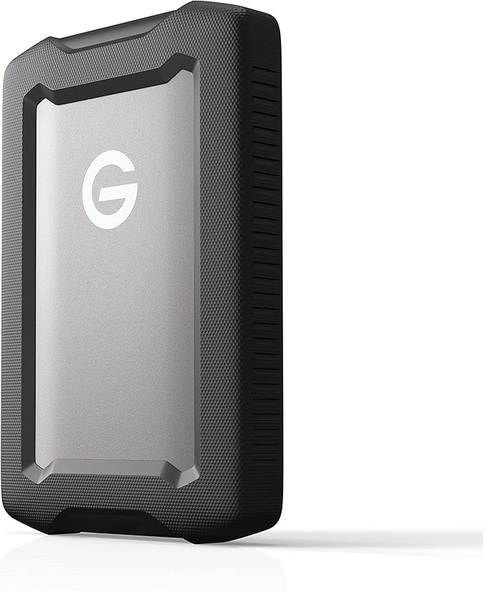 SanDisk Professional 4TB G-Drive ArmorATD - Rugged, Durable Portable External Hard Drive HDD, USB-C, USB 3.2 Gen 1 - SDPH81G-004T-GBA1D