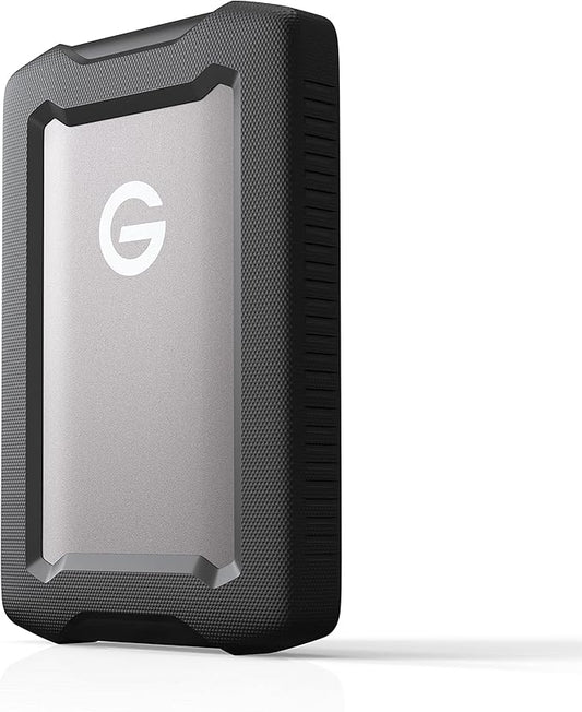 SanDisk Professional 4TB G-Drive ArmorATD - Rugged, Durable Portable External Hard Drive HDD, USB-C, USB 3.2 Gen 1 - SDPH81G-004T-GBA1D